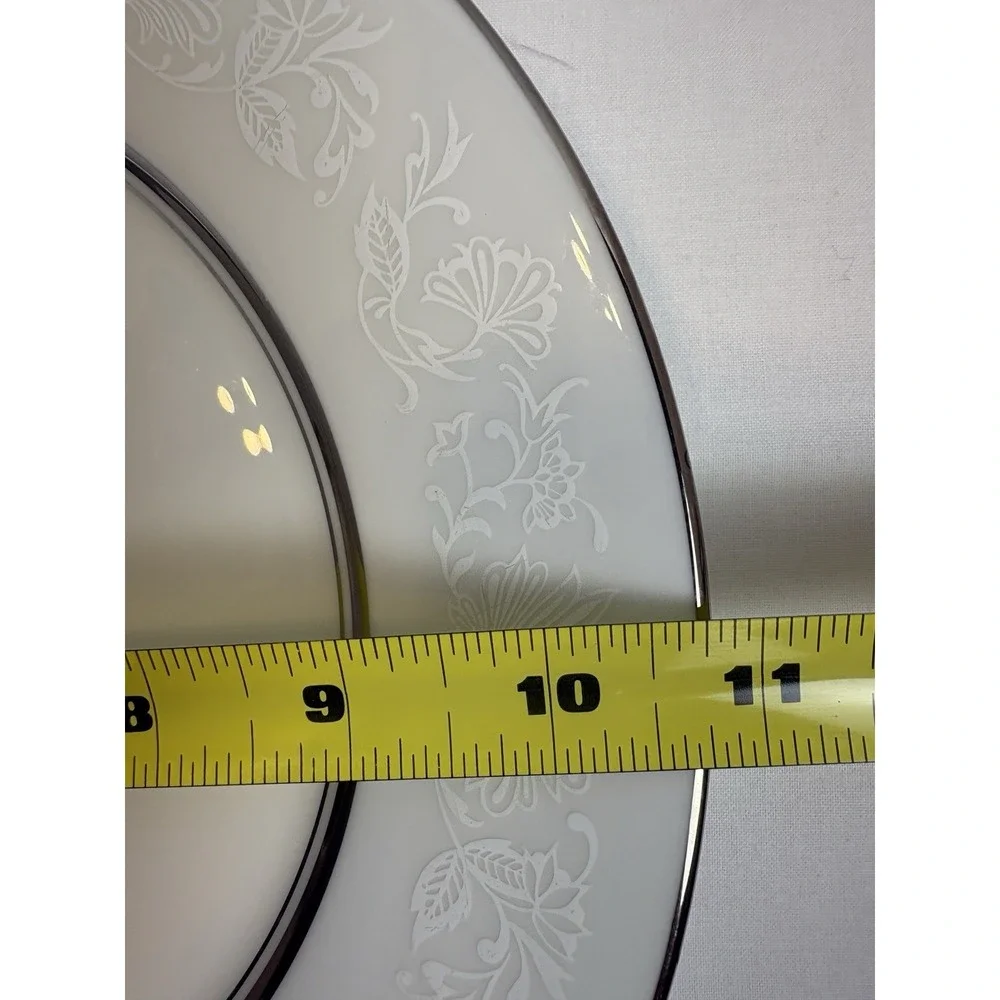 Oxford Bone China White Echo Dinner Plate 10.75